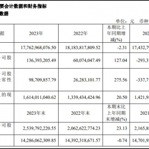 �ҼҐ�2023��ؔ�����I��177.63�|Ԫ�����������L127.04%