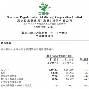 �ٹ��@2024���ϰ���I(y��)��(j��)������(r��n)ͬ���½�66.1%