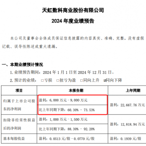 ���ɷݰl(f��)��2024��I(y��)���A����������ͬ���½�60.30%��73.53%‌