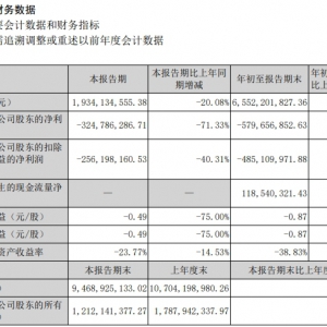 �аټ��F(tu��n)���������ȠI(y��ng)��19.34�|Ԫ ͬ���½�20.08%